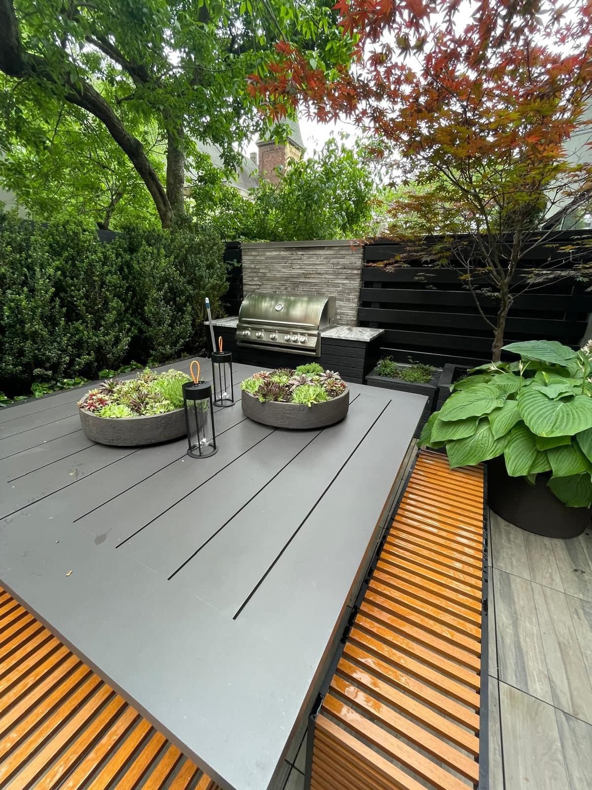 Modern Bluestone Patio